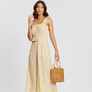 NWOT FAITHFULL THE BRAND Dolores Floral Jumpsuit